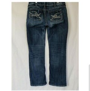 Silver Berkley Straight Jeans Plus Size 16 X 30